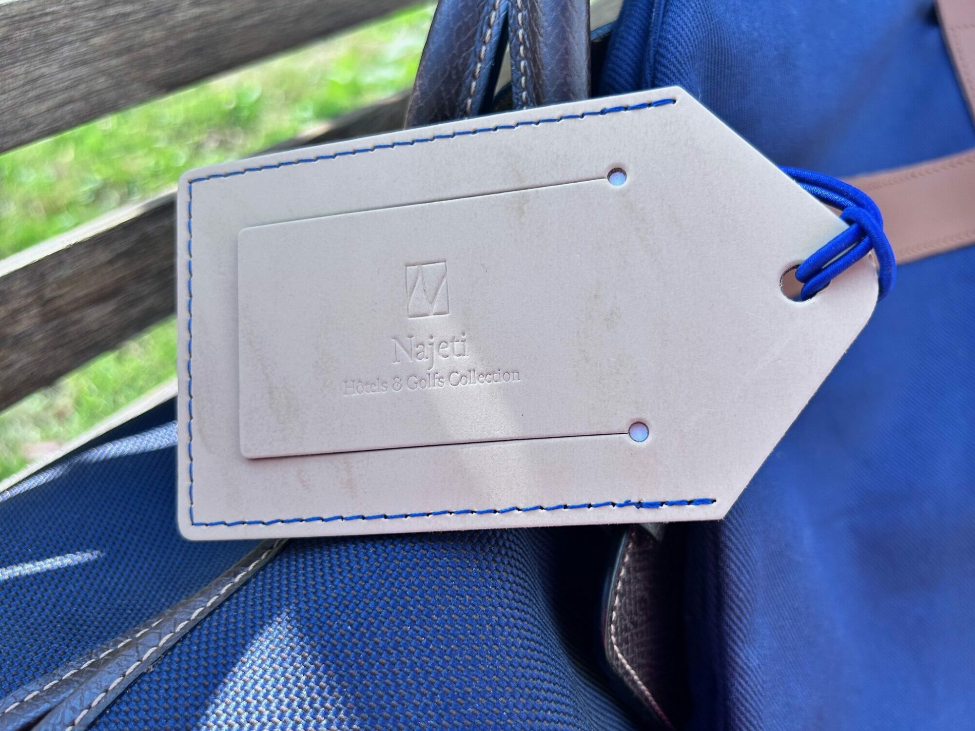 Etiquette bagage CUIR NAJETI