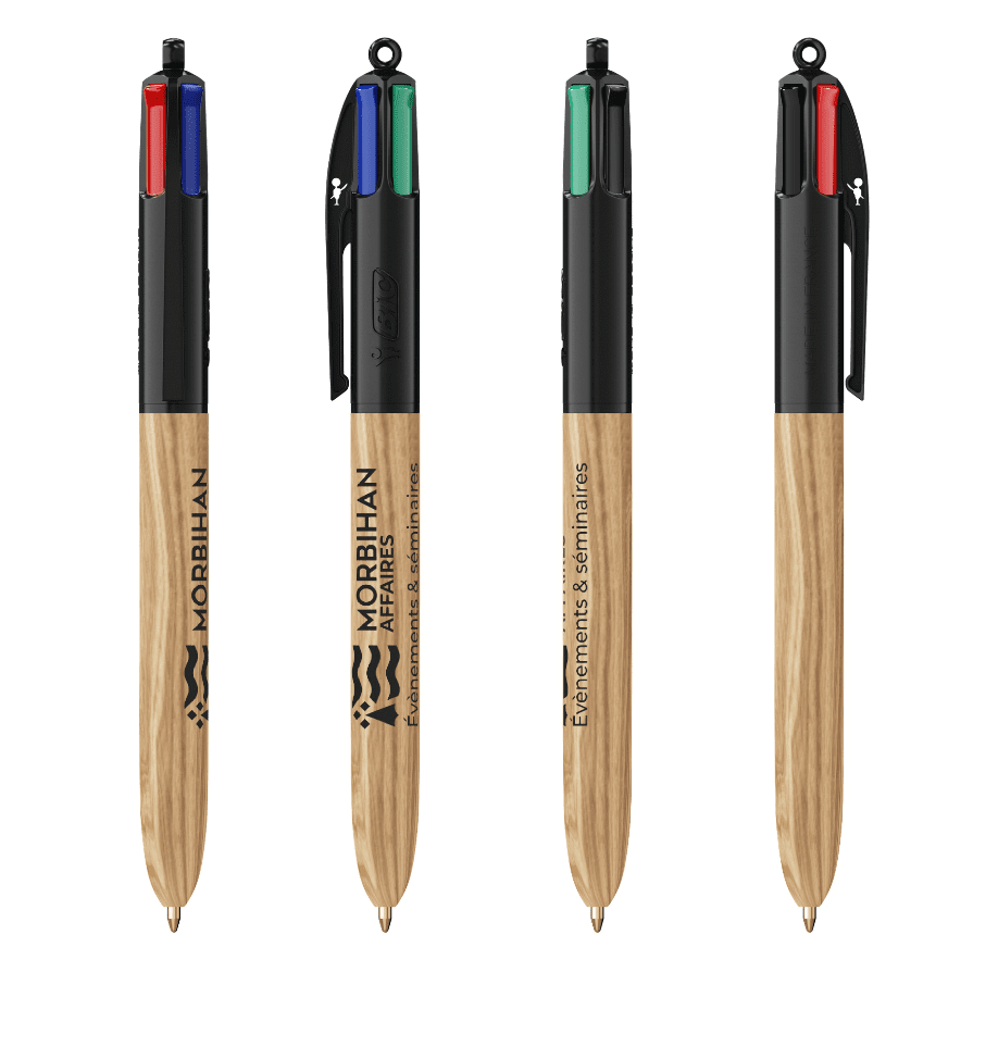 Réalisations : stylos BIC personnalisés pour Morbihan Affaires