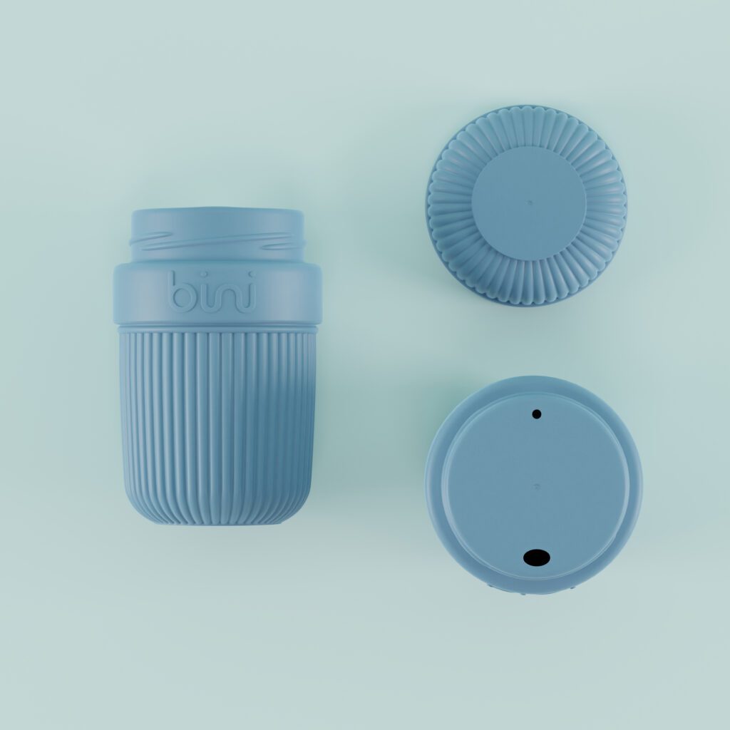 Mug réutilisable bleu ciel