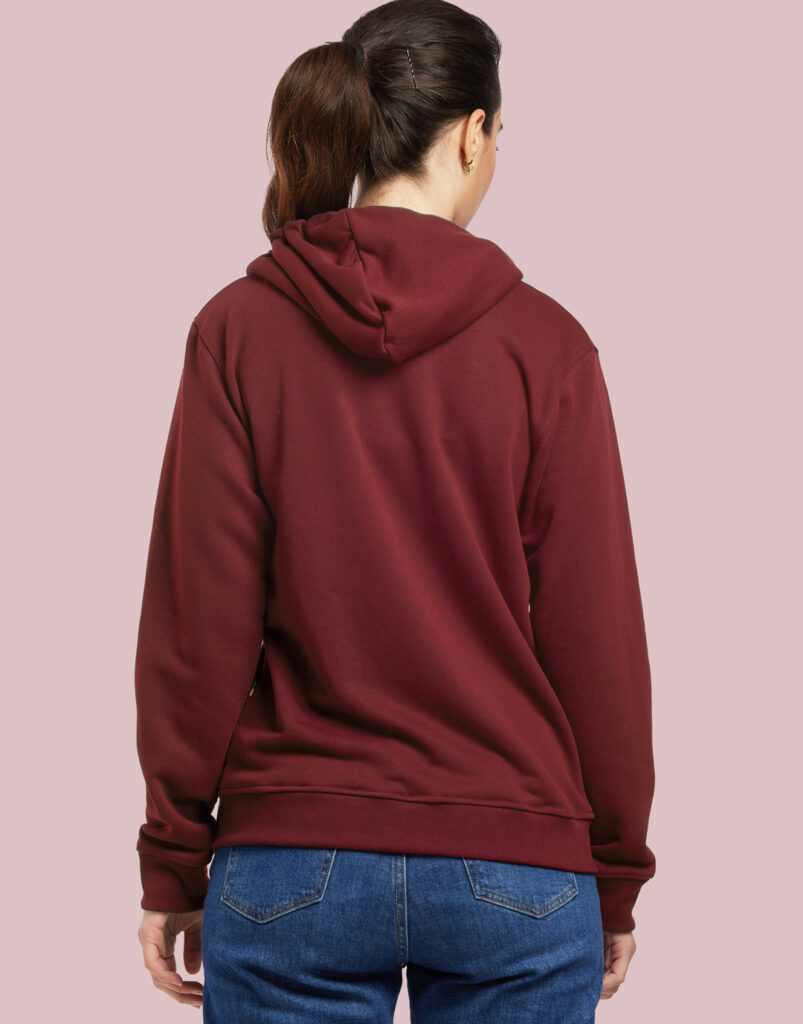 sweat capuche zippé made in france