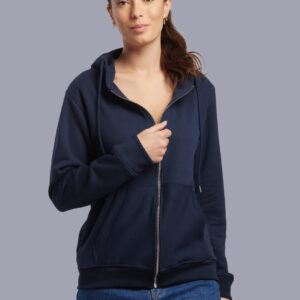 sweat capuche zip made in france