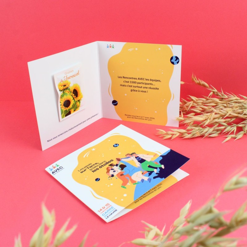 carte sachet graines
