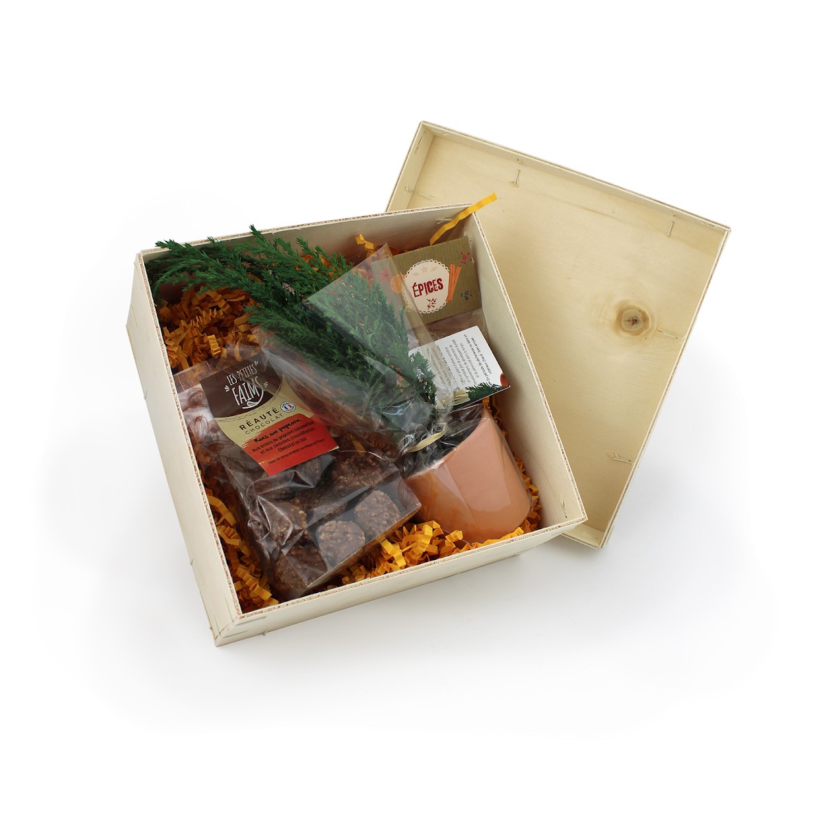 coffret cadeau chocolat graines