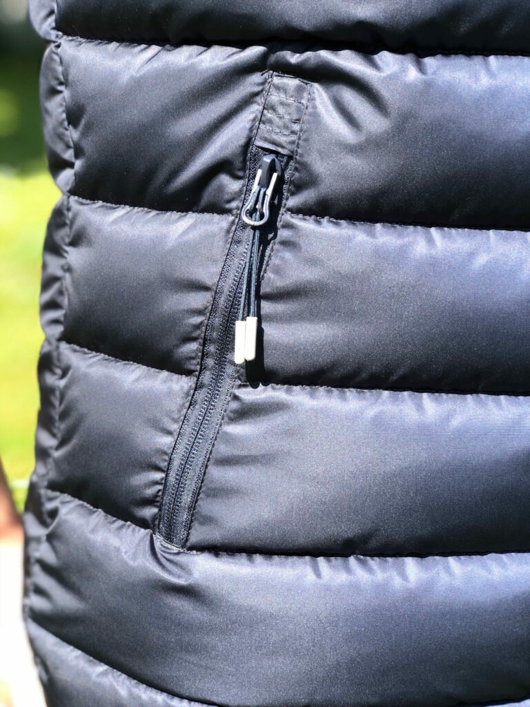 Doudoune sans manche marine made in France