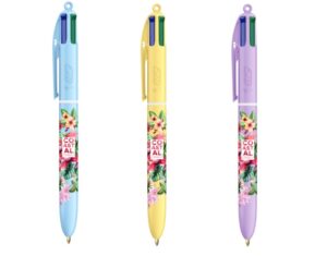 BIC 4 couleurs pastel
