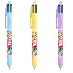 BIC 4 couleurs pastel