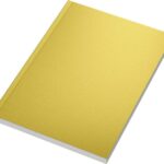 cahier à couverture metalisée