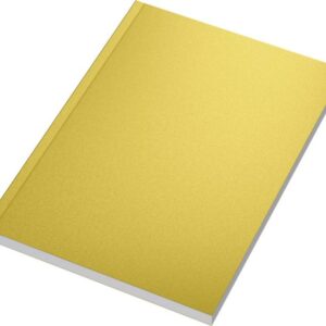 cahier à couverture metalisée